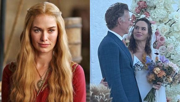 Lena Headey, Cersei de "Game of Thrones", se casó con el actor Marc Menchaca. (Foto: HBO / Twitter)