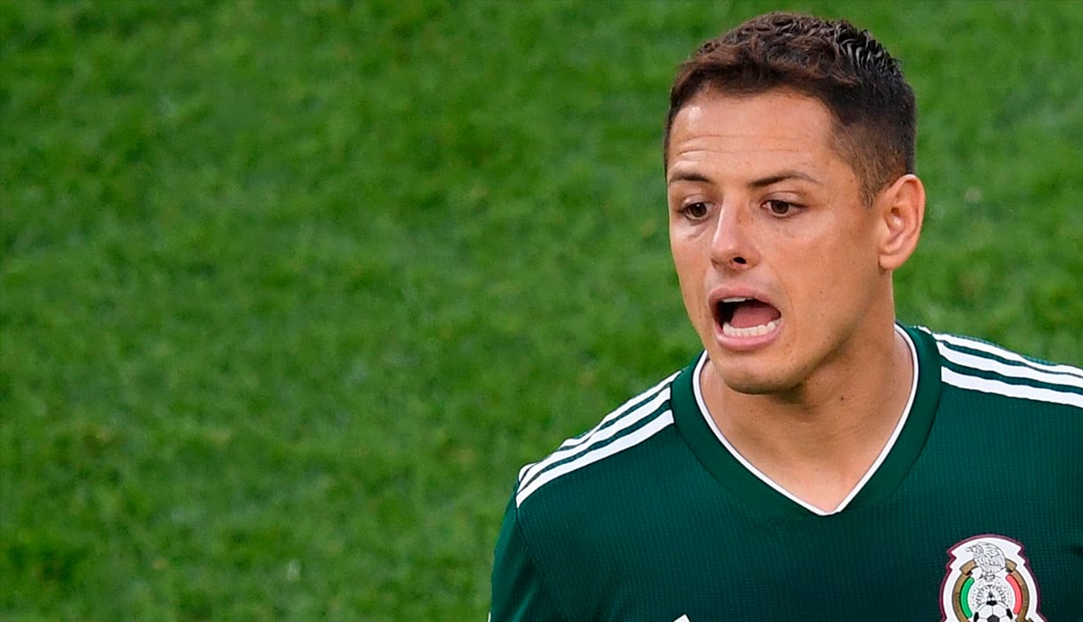 Javier 'Chicharito' Hernández utilizó Instagram para enviar un duro mensaje tras las críticas por la agónica clasificación a octavos de final de la selección mexicana en Rusia 2018. (Foto: AFP)