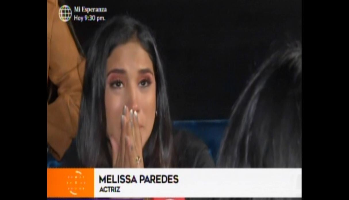 Melissa Paredes llora por Estrella