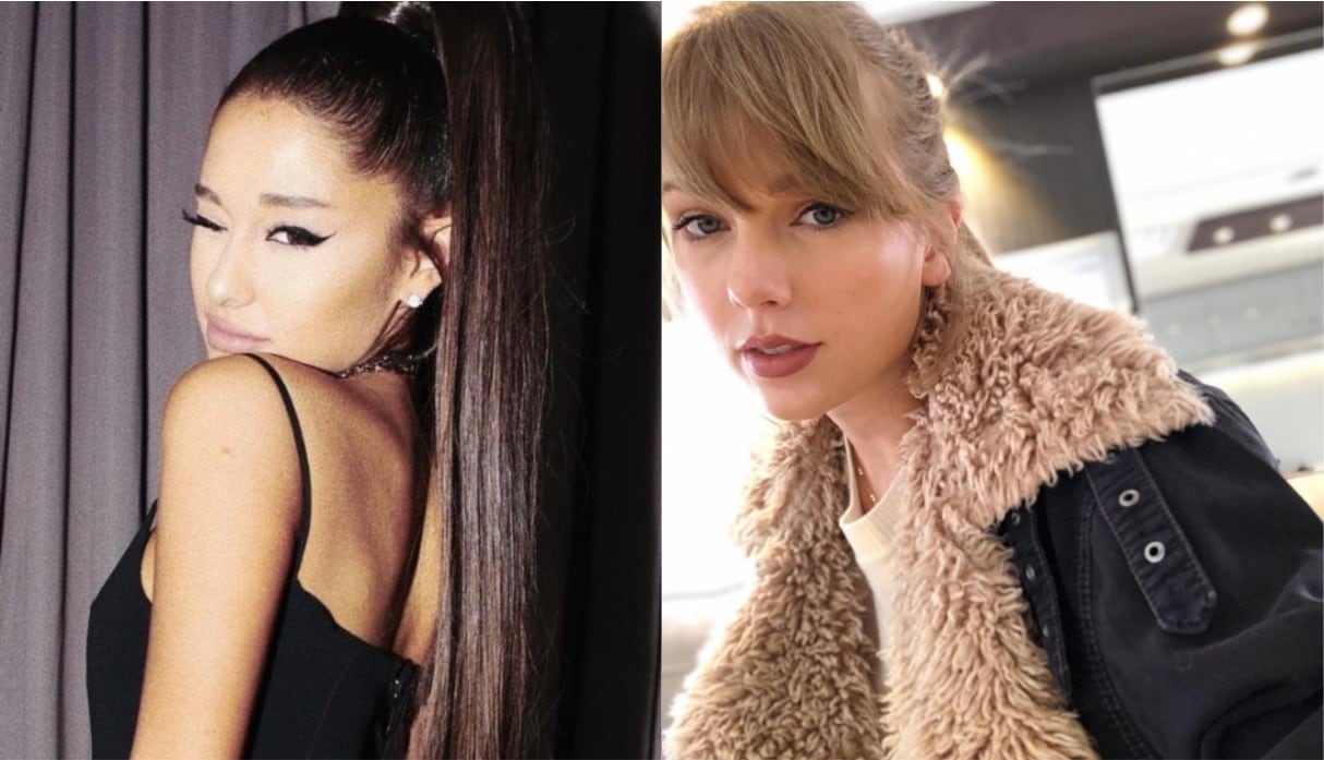 Ariana Grande y Taylor Swift son las principales candidatas a los MTV Video Music Awards. (Foto: Instagram)