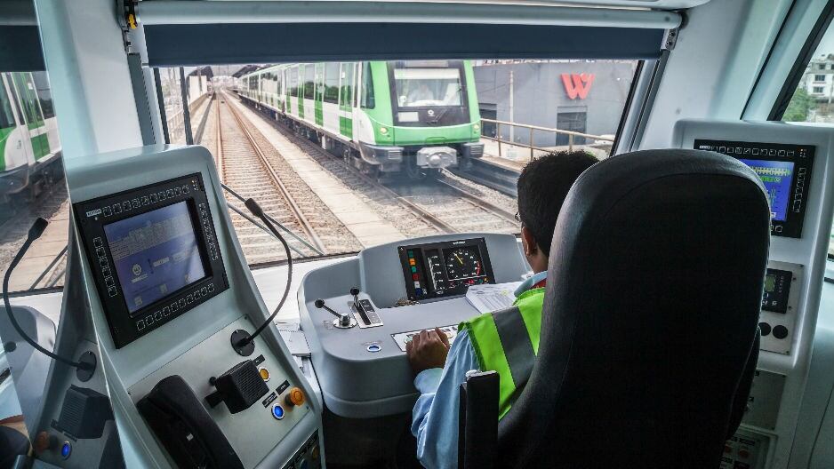 Nuevo tren que operará en Línea 1 del Metro de Lima.
