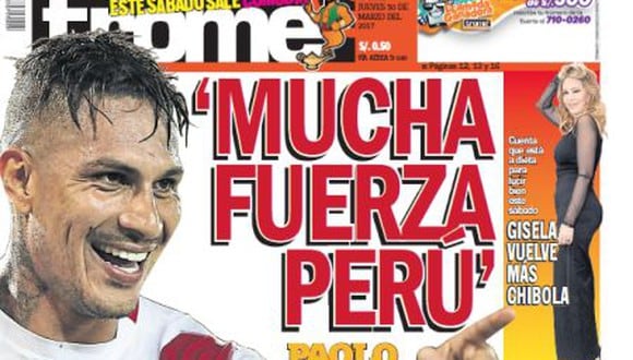 'Mucha fuerza Perú'