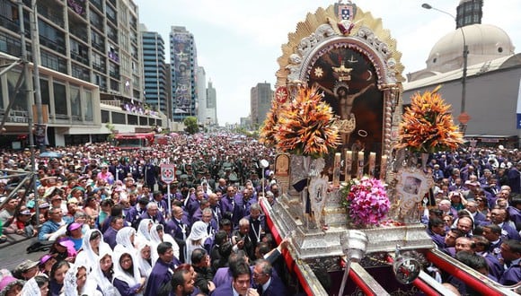 En este mes de octubre no se realizará la tradicional procesión del Señor de los Milagros debido al COVID-19. (Foto: GEC)