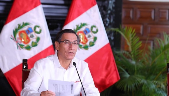 El presidente de la República, Martín Vizcarra, indicó que las facultades les permitirán tomar medidas adicionales contra el avance del coronavirus (Foto: Presidencia).