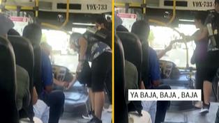Chofer de bus expulsa a estudiante por querer pagar medio pasaje: “Paga completo”