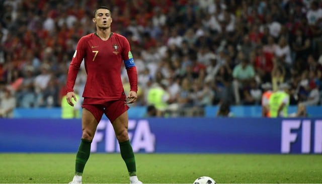 GOLAZO de Cristiano Ronaldo para darle el empate a España. (Fotos: Agencias)