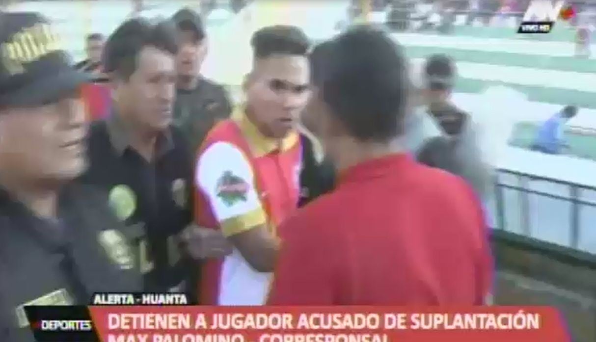 Futbolista fue detenido por la Policía por suplantación desde 2015. (Captura: ATV+)