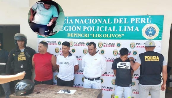'Los Macanakis' fueron capturados por policías de la Dirección de Inteligencia y Halcones Norte en coordinación con el Grupo Élite - Comando Yanapaqui del Serenazgo de Los Olivos
