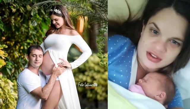 'La payasita' Natalia Otero anunció el nacimiento de su pequeña Luana