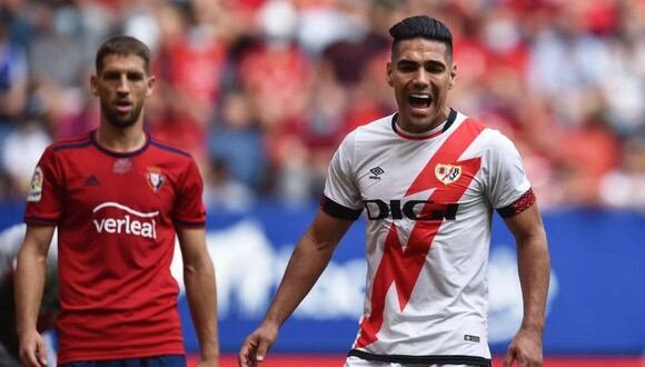 Radamel le dio el triunfo al Rayo Vallecano sobre el FC Barcelona el pasado 27 de octubre. (Foto: Rayo Vallecano)