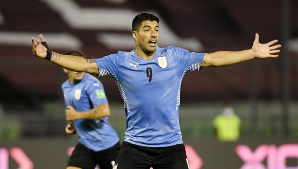 Luis Suárez es el máximo anotador de la selección de Uruguay con 63 tantos. (REUTERS)