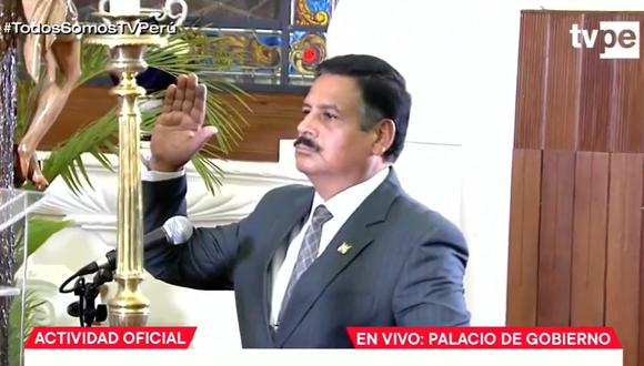 Daniel Barragán Coloma es el nuevo ministro de Defensa. (Foto: Captura TV Perú)