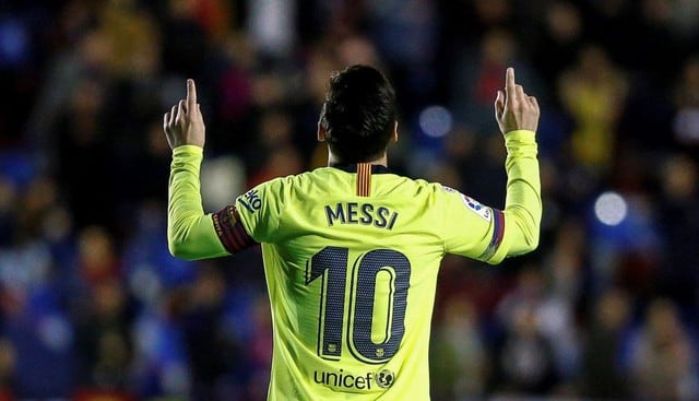 Lionel Messi marcó triplete en Barcelona vs Levante por Liga Santander