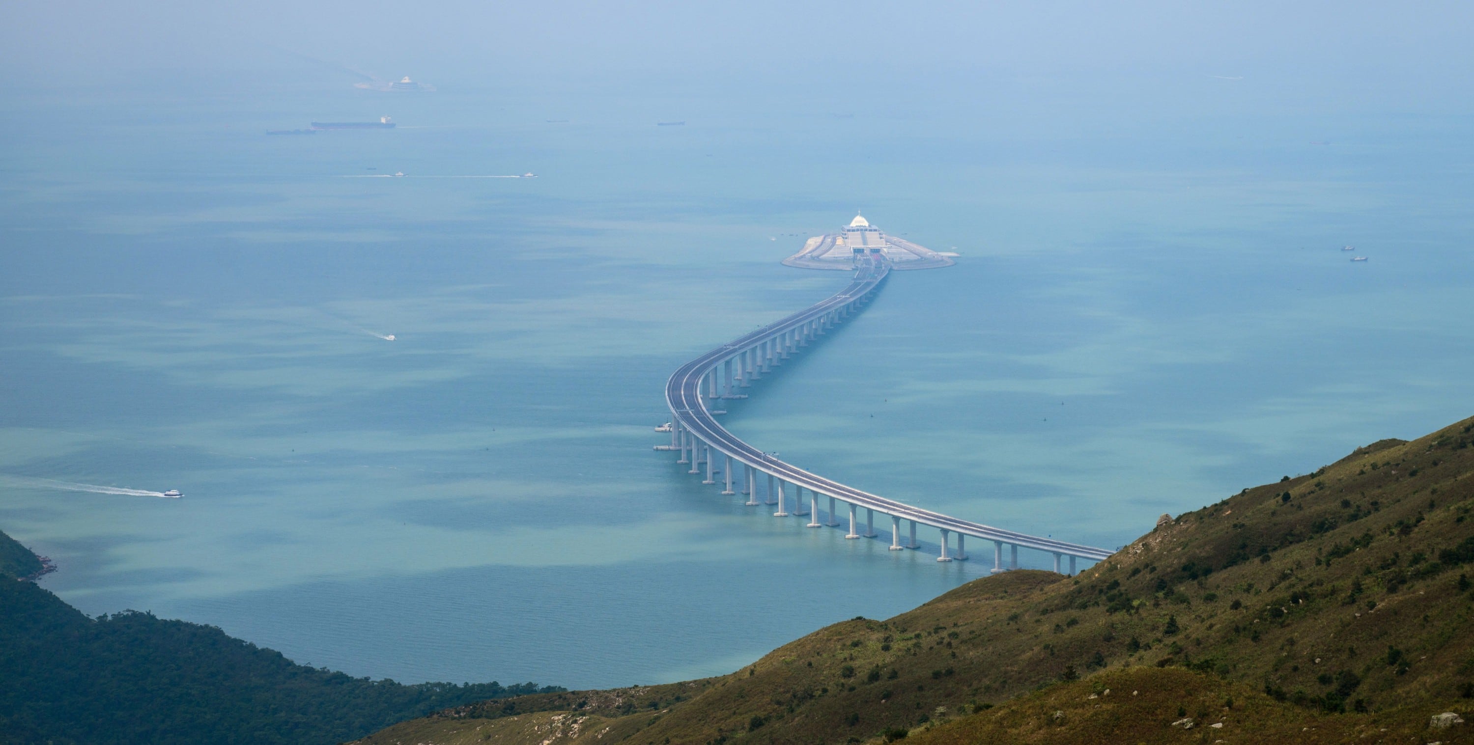 China inaugurará puente acuático más largo del mundo (Fotos: AFP)