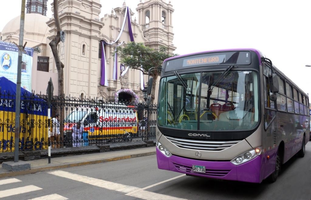 Buses del Corredor vial San Juan de Lurigancho inician su ruta en la avenida Wiesse y ampliarán su recorrido hasta la avenida Tacna. (Foto: Difusión)