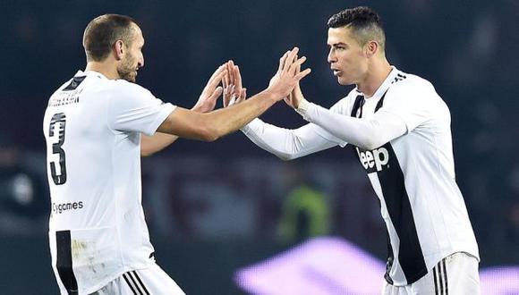 Giorgio Chiellini se refiere al paso de Cristiano Ronaldo por Juventus. (Foto: EFE)