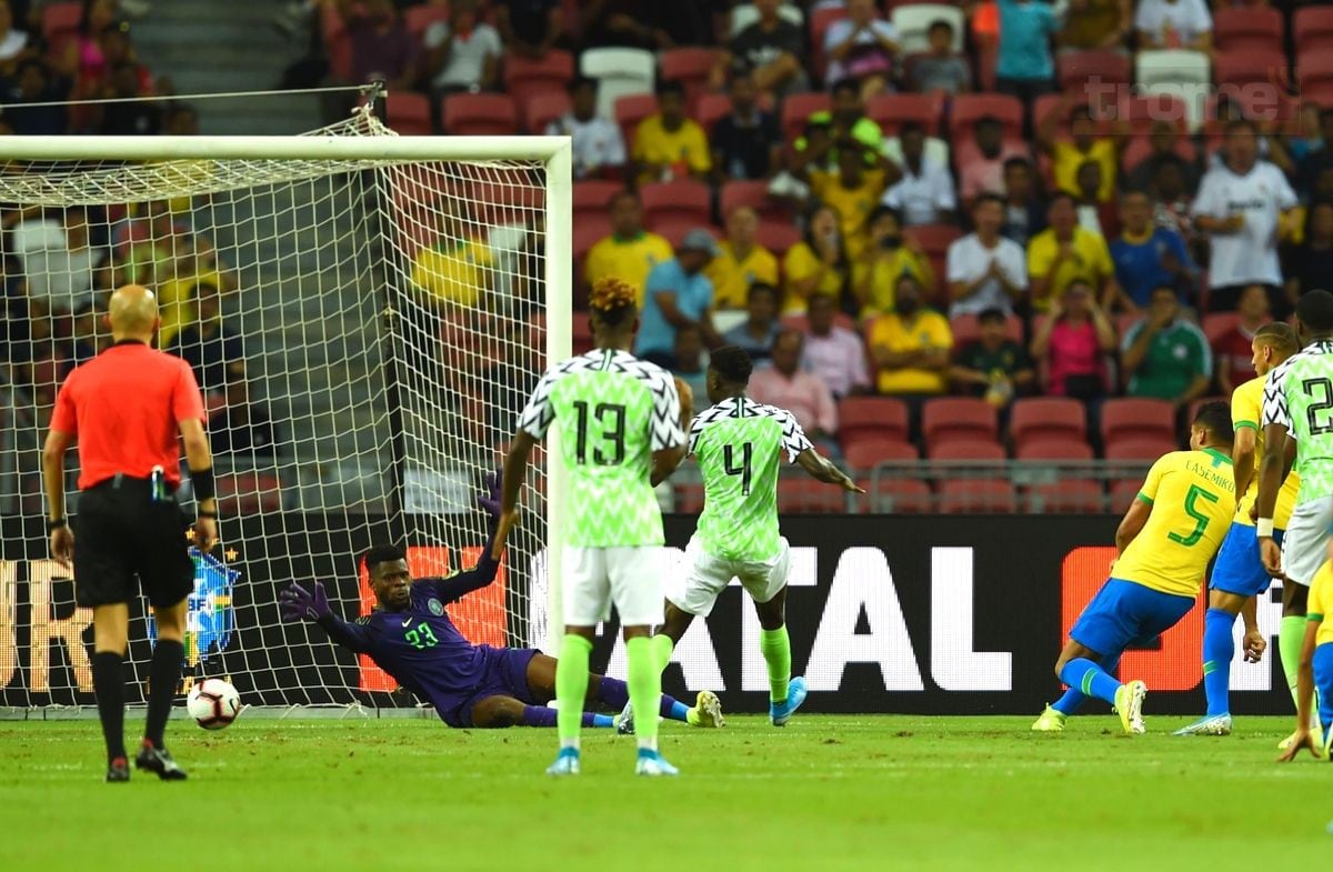 Casemiro salva a Brasil de una derrota y empareja la cuenta ante Nigeria