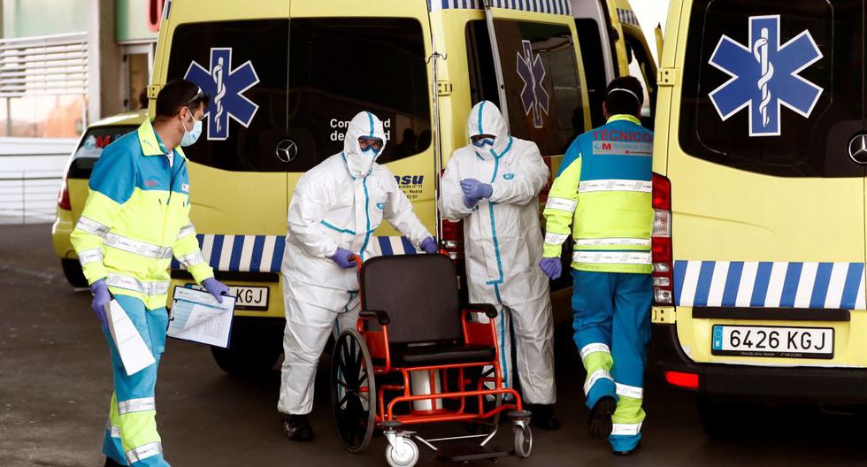 Servicios de urgencias de España continuando con sus labores en medio del estado de alarma decretado por el Gobierno por la pandemia del coronavirus. (Foto: EFE/Mariscal)