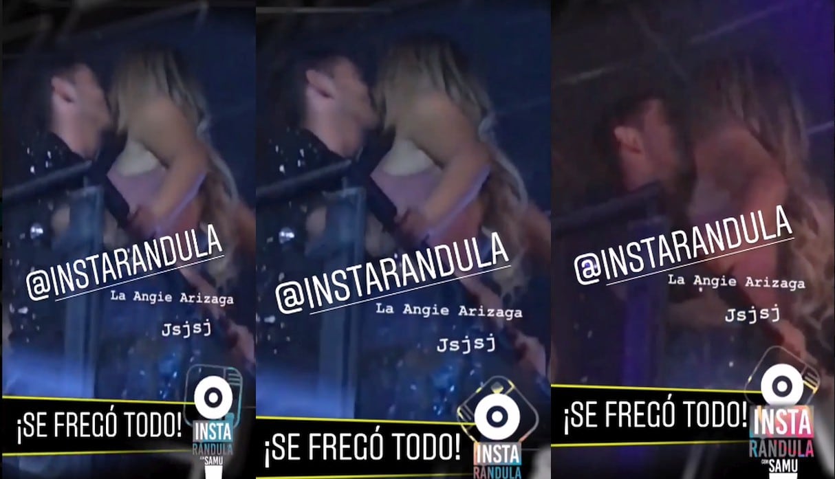Angie Arizaga fue captada por una usuaria besando a otro en discoteca ¡Ya fuiste Nicola!