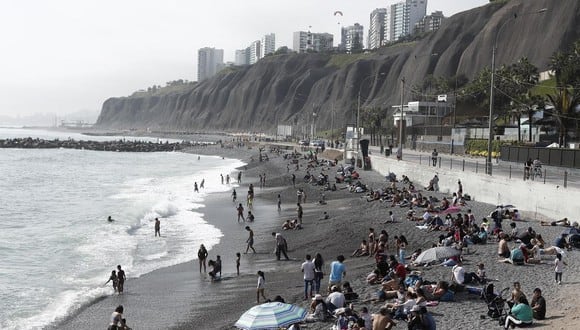 Municipalidad de Lima y otras 6 comunas presentarán propuesta para reducir aforo en playas de la Costa Verde. (Foto: Leandro Britto/GEC)