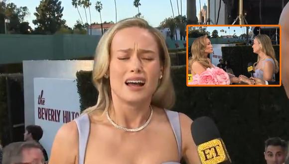 Globos de Oro 2024: Brie Larson llora al ver por primera vez a Jennifer Lopez en la alfombra roja | VIDEO | farándula | ESPECTACULOS | TROME.COM