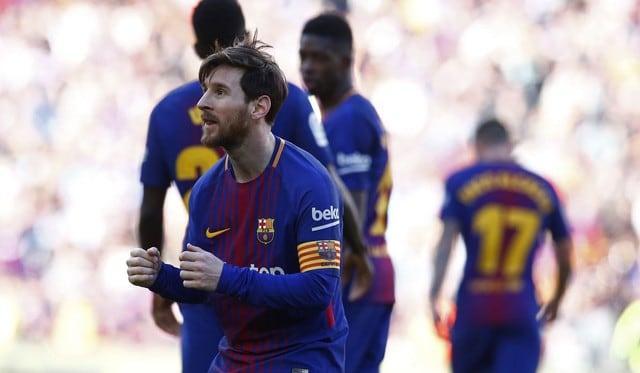 Lionel Messi festejó gol con sabroso baile para la tribuna en triunfo de Barcelona | VIDEO | FOTOS