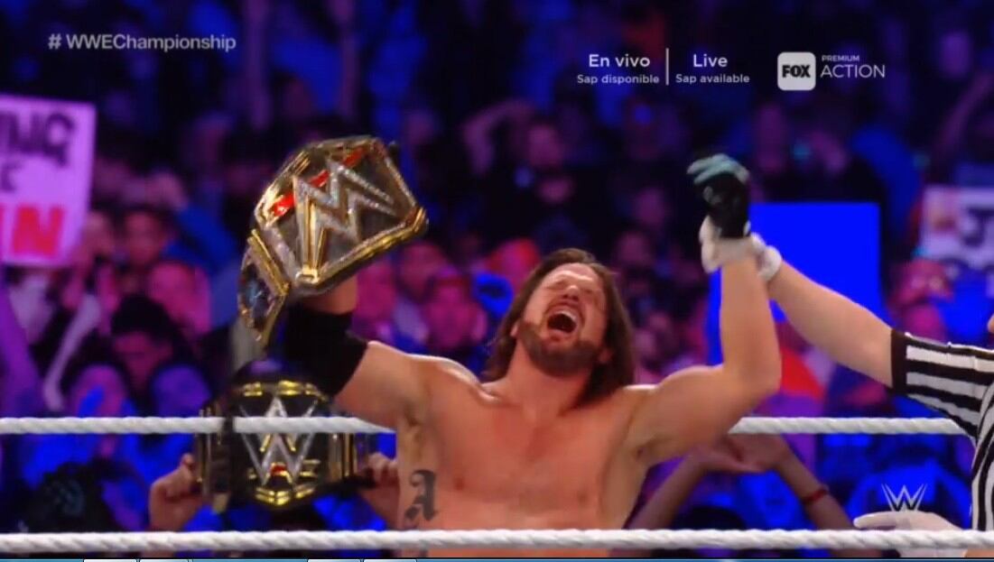Otra gran presentación de AJ Styles y Samoa Joe en WWE. (Captura)