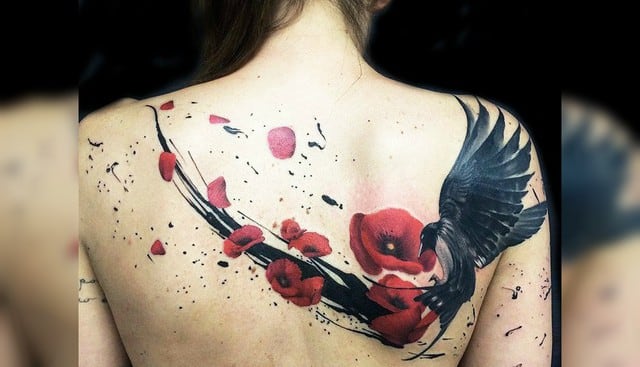 Tatuajes de flores.