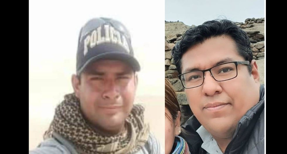 Mario Isaac Ninatanta Álvarez y Humberto César Tipacti Apolaya fueron baleados durante violento asalto en Chincha (Foto Facebook)