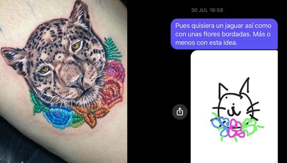 Miles de personas en las redes han alabado el evidente talento de la tatuadora. (Twitter: @jotadoblesse)