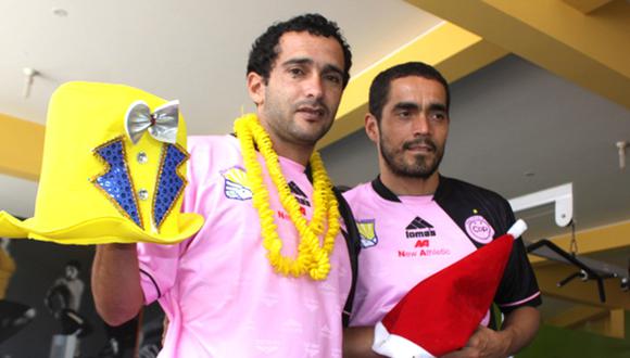 Aldo Olcese y Marko Ciurlizza jugaron juntos en Alianza Lima y en Pacífico FC. Foto: Captura.