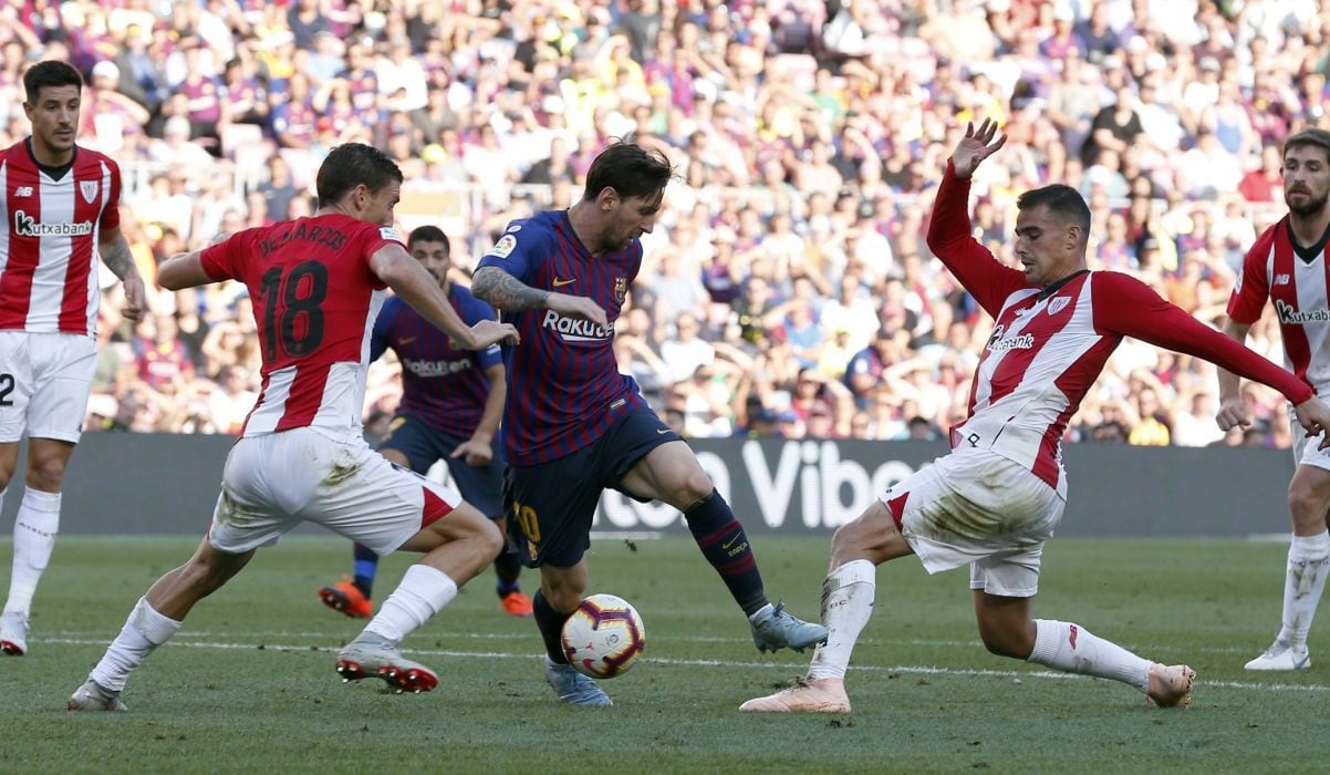 Barcelona empató 1-1 con Athletic Bilbao sobre el final tras ingreso de Messi y gol de Munir por la Liga
