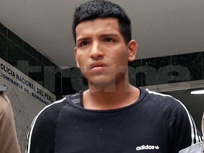 ‘Loco Cris’ cae in fraganti cuando asaltaba a una mujer en Barranco