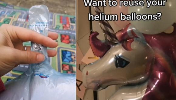 Mujer explica cómo reutilizar un globo de helio: permite ahorrar dinero | VIRAL | TROME.COM
