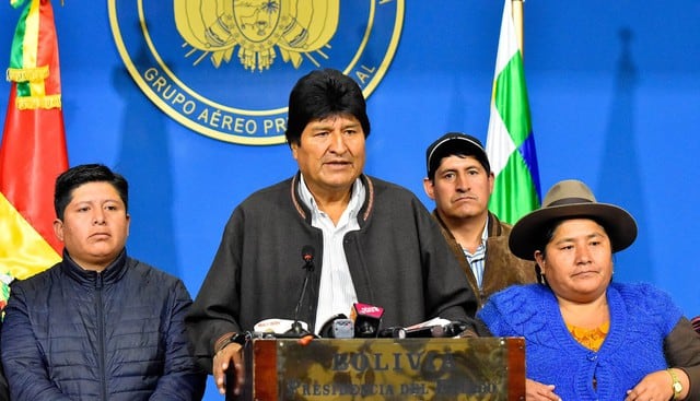 Evo Morales indicó las razones que lo obligaron a renunciar. (Fotos: Agencias)