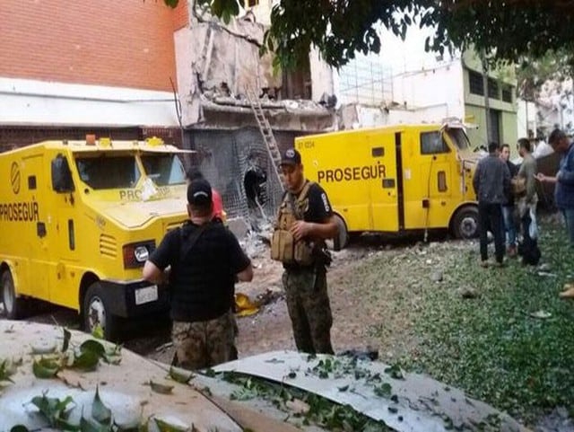 Una sede de Prosegur de Ciudad del Este en Paraguay fue asaltado el día de ayer por delincuentes con armamento militar.