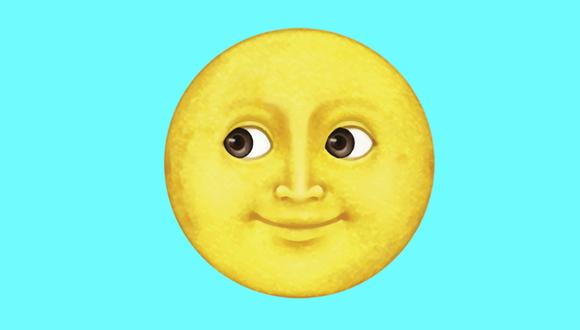Te quedarás consternado al conocer el real significado de la luna amarilla sonriente de WhatsApp. (Foto: Emojipedia)