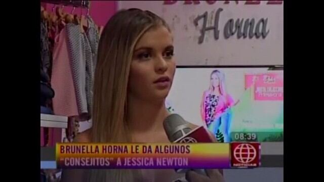Brunella Horna criticó a Jessica Newton por declaraciones sobre Miss Perú 2016. (América TV)