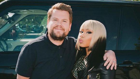 Nicki Minaj fue la gran invitada para el retorno de 'Carpool Karaoke' de James Corden a las pantallas de Estados Unidos. (Foto: @latelateshow / Instagram)
