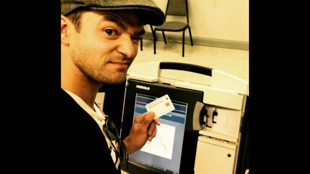 Justin Timberlake podría ir a la cárcel por tomarse selfie en cabina de votación