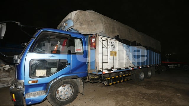 Hampones roban camión con productos ferreteros que se dirigía a Huánuco. (José Caja)