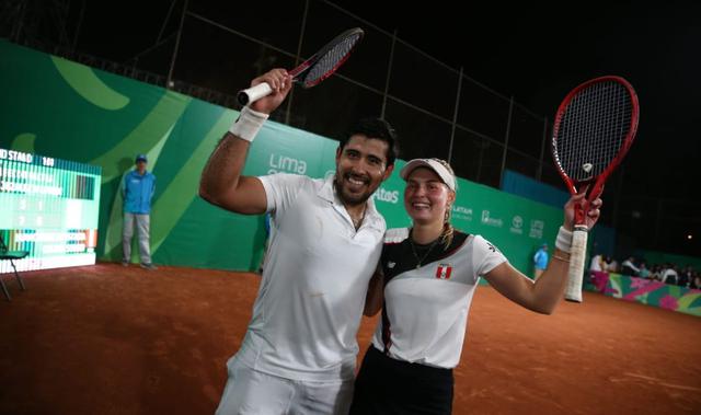 Tenis le da otra medalla a Perú: Sergio Galdós y Anastasia Iamachkine ganan bronce rama mixta en los Panamericanos