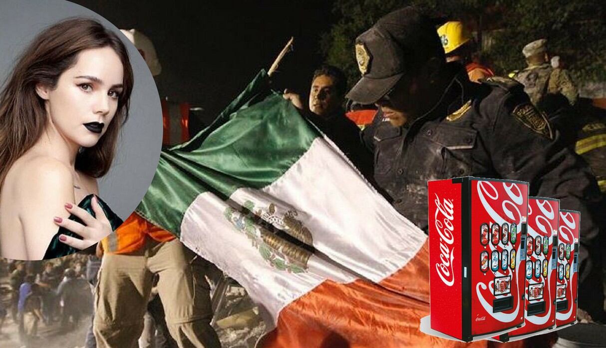 1. Camila Sodi acusó a Coca Cola de aprovecharse de los afectados tras el terremoto en México