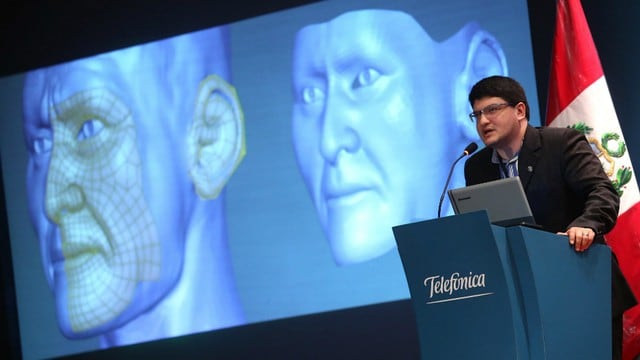 Investigadores recrearon el rostro del Señor de Sipán con ayuda de programas informáticos. Foto: EFE