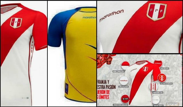 Selección peruana: ¿Nueva camiseta de Perú de Marathon es copia del diseño de Ecuador de hace 12 años? FOTOS | VIDEO