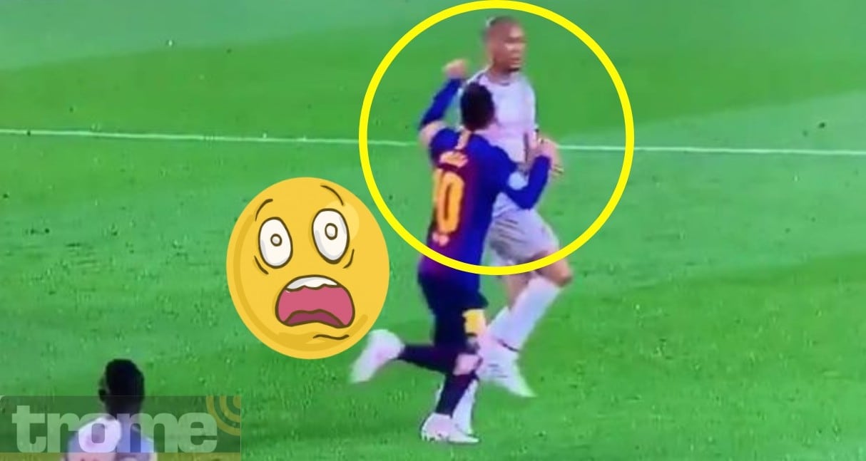 Lionel Messi podría ser sancionado por este golpe  a Fabinho en el duelo ante Liverpool