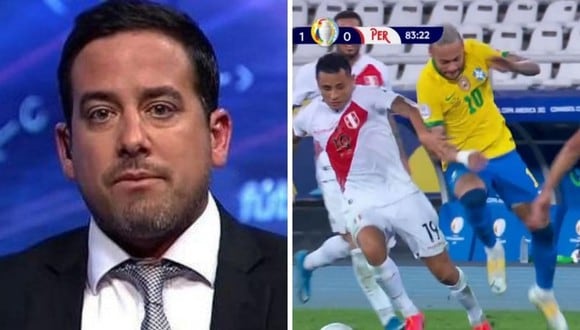 Óscar del Portal molesto con actuación de Neymar en el Perú vs Brasil por Copa América 2021.