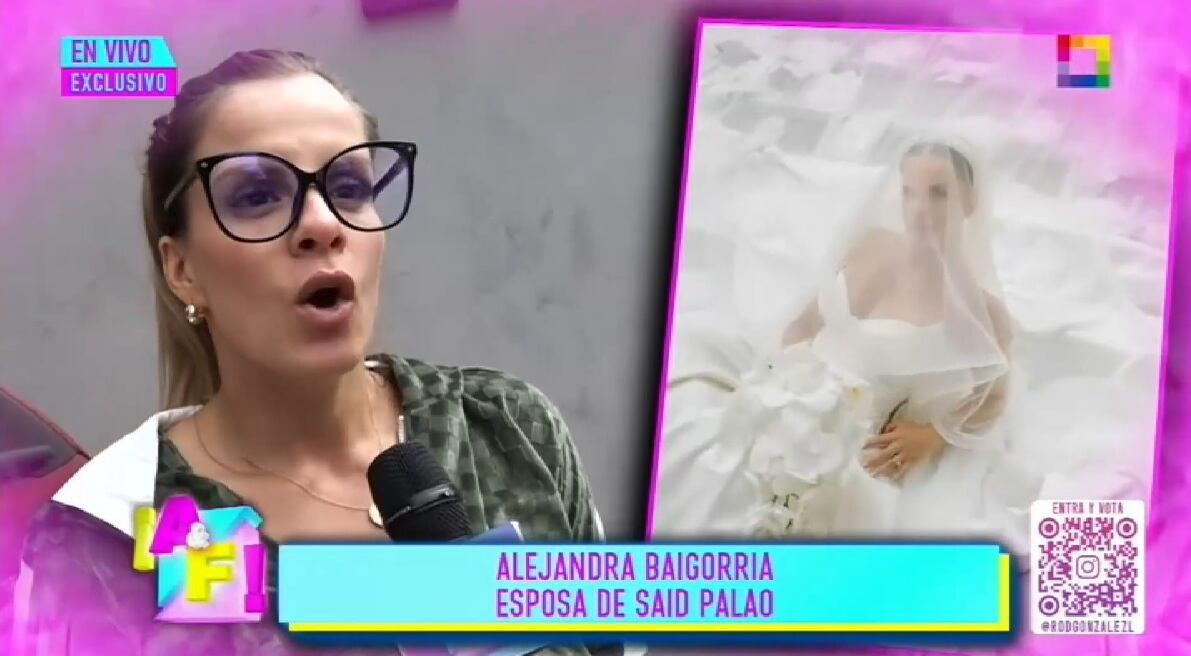 Alejandra Baigorria habla sobre el futuro de su velo de novia.