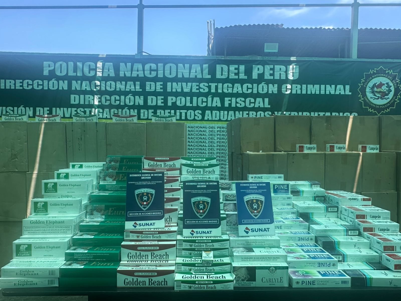 Lo incautado fue llevado a la Policía Fiscal.
