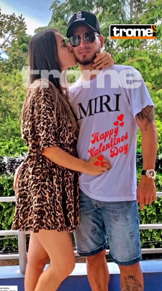 Miguel Trauco confirma en San Valentín su relación con modelo del ampay en hotel
